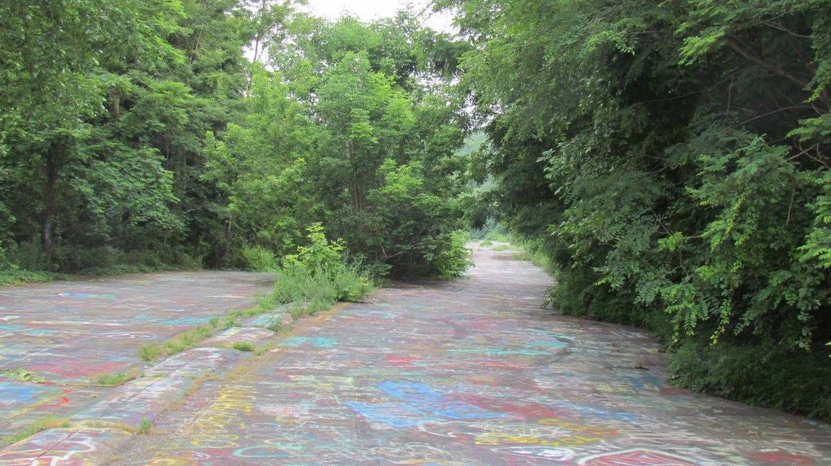 Larger Than Little League: Williamsport and Central PA - Graffiti Highway in Centralia - Frayed Passport