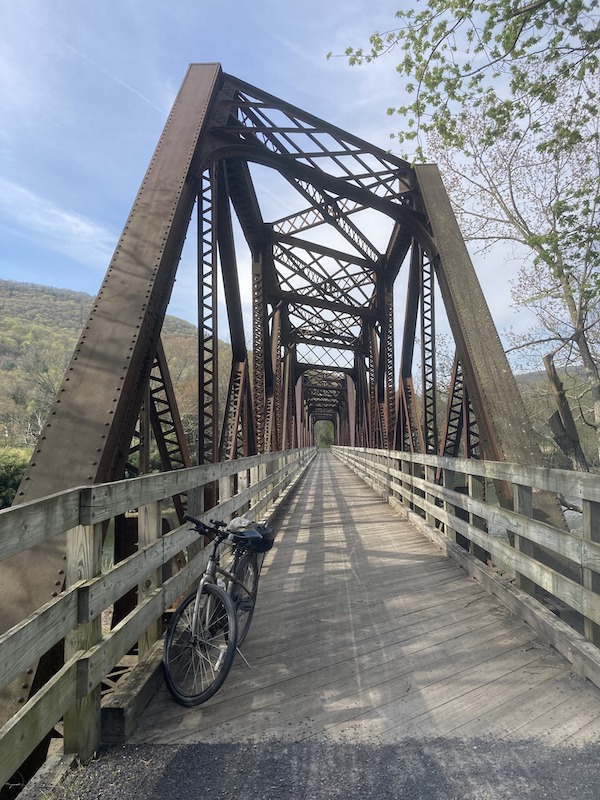 Larger Than Little League: Williamsport and Central PA - Truss Bridge at the Pine Creek Rail Trail - Frayed Passport