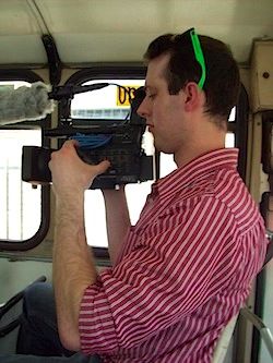 That's me, the big time filmmaker. - Spotlight: Mark Denega and Voluntourism in Peru - Frayed Passport