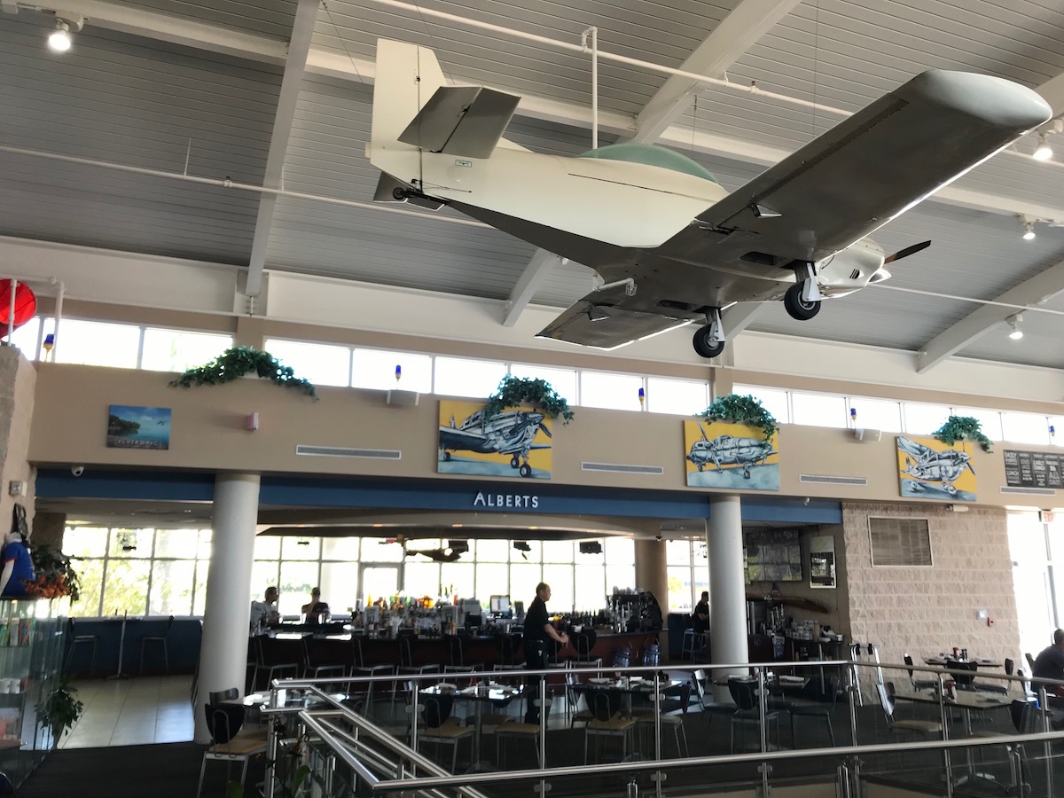 The Hangar restaurant at the Albert Whitted Airport in St. Petersburg FL - Frayed Passport
