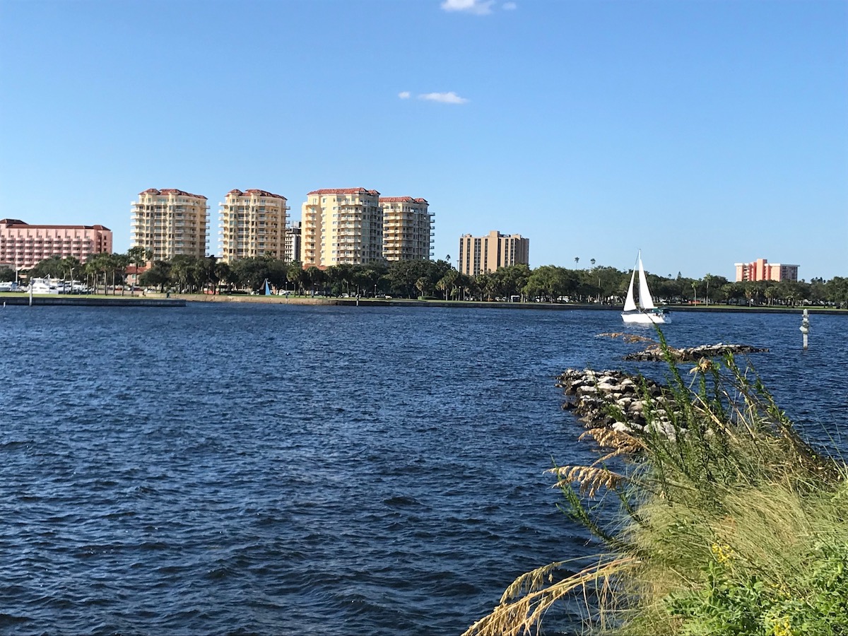 View from the pier in St. Petersburg FL - Frayed Passport