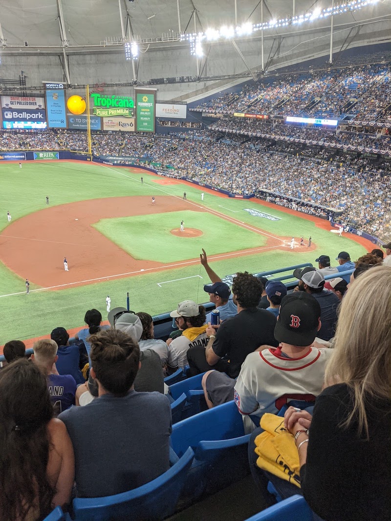Watching the Tampa Bay Rays at Tropicana Field - Frayed Passport
