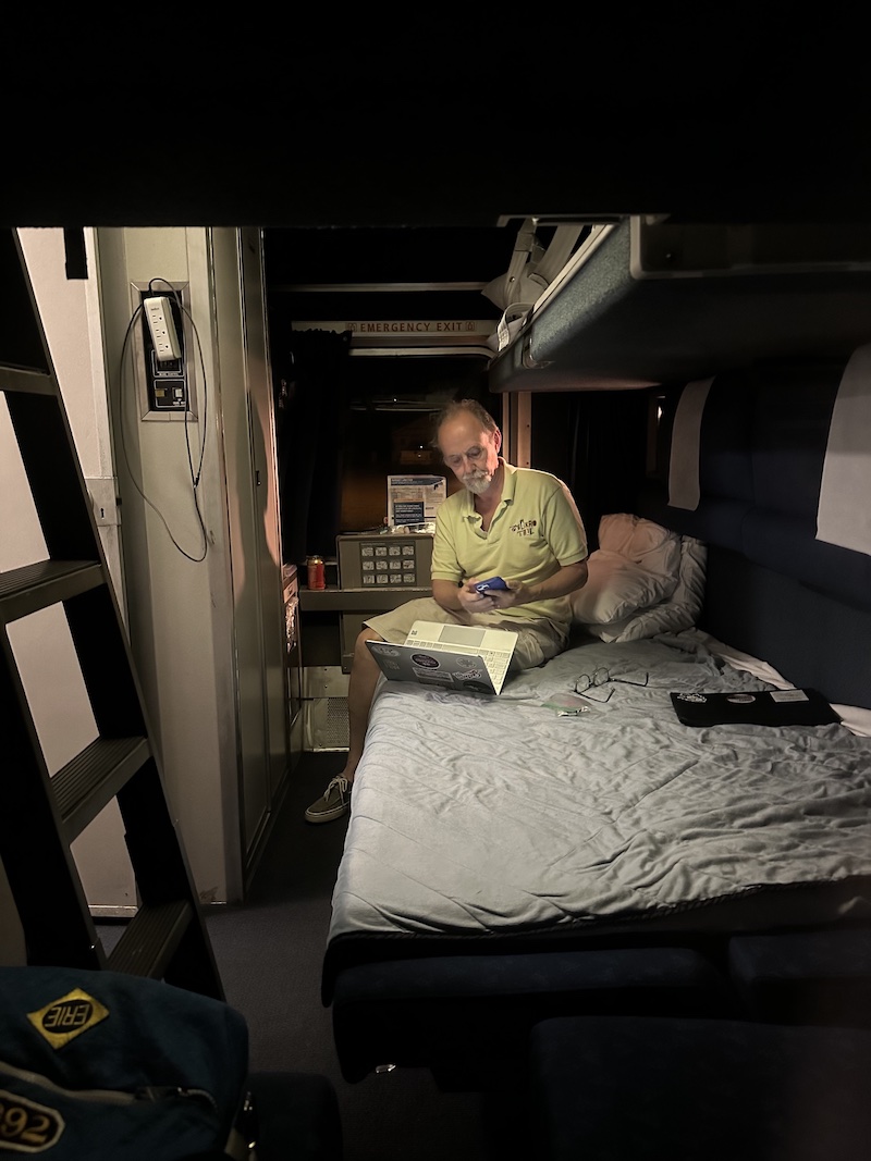 Desert Fox: Riding Amtrak's Sunset Limited - family bedroom - Frayed Passport
