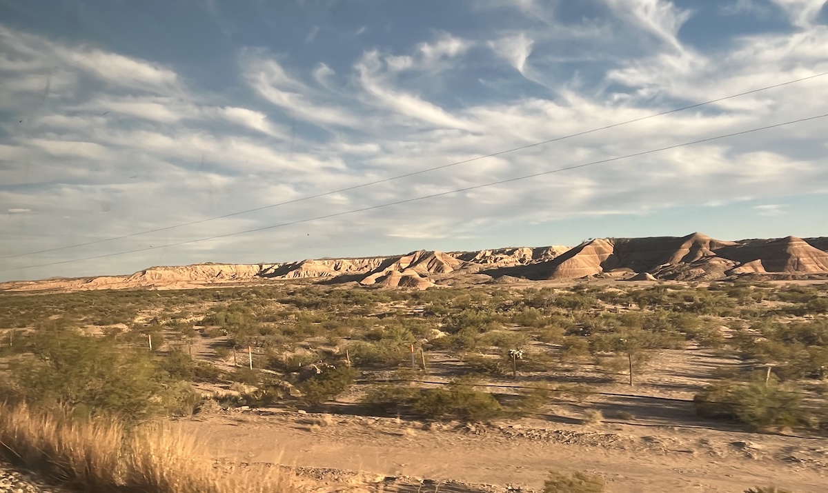 Desert Fox: Riding Amtrak's Sunset Limited - a view of the desert - Frayed Passport