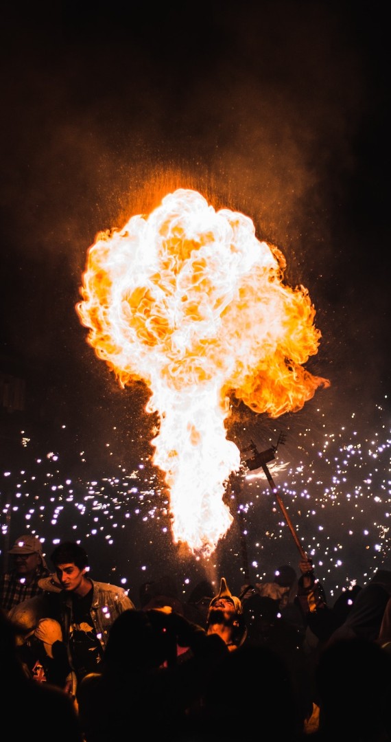 A fire eater in Spain - 5 European Summer Solstice Celebrations You Must See - Frayed Passport