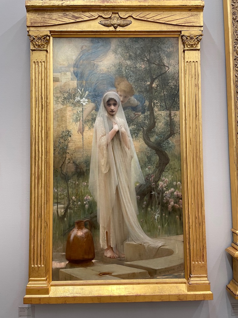 Spending A Winter Month in London: Getting Around by Planes, Trains & Buses - Annunciation Arthur Hacker - Frayed Passport