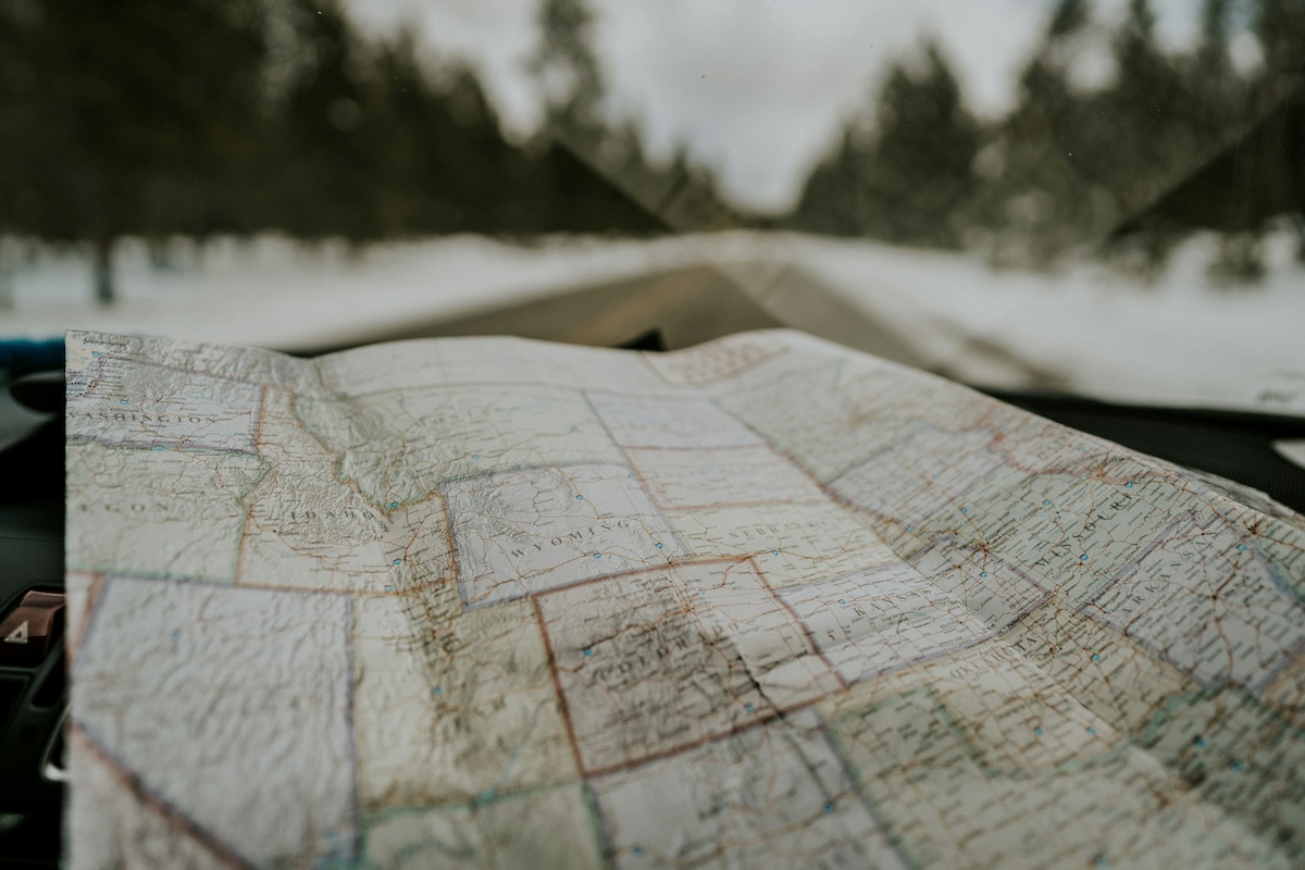 Let's Get Lost! 9 Tips for Planning a Fantastic Road Trip - Bring a Physical Map - Frayed Passport