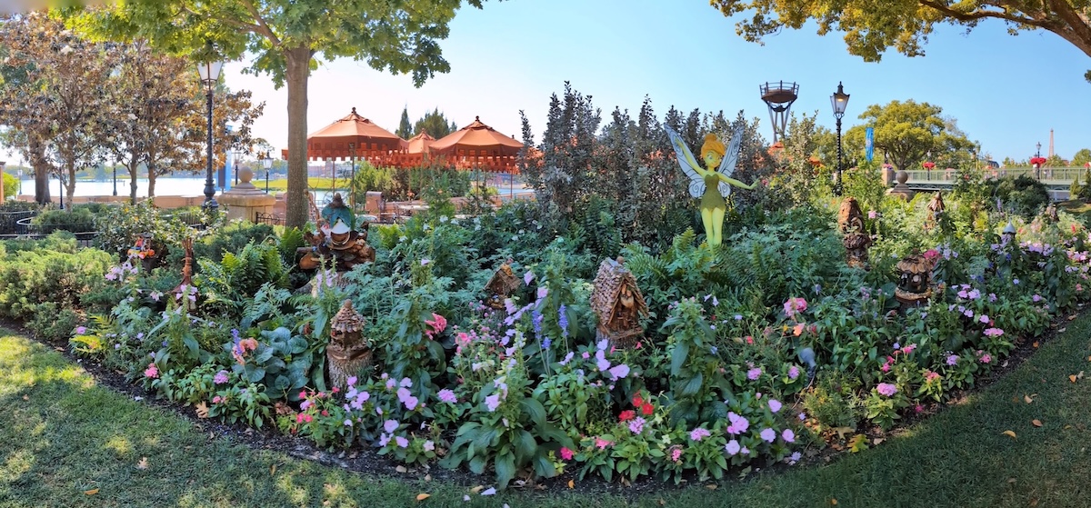 EPCOT International Flower & Garden Festival 2024: Bonsai, Butterflies & Tons of Fun - Tinkerbell Fairy Garden in Canada - Frayed Passport