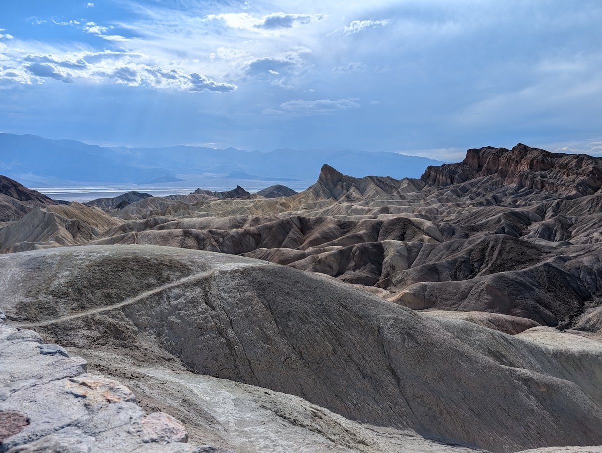 Zabriskie Point - Can You Visit Death Valley National Park in the Summer? We Did! - Frayed Passport