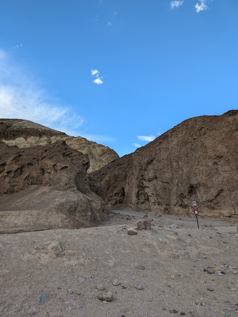 Golden Canyon Entrance - Can You Visit Death Valley National Park in the Summer? We Did! - Frayed Passport