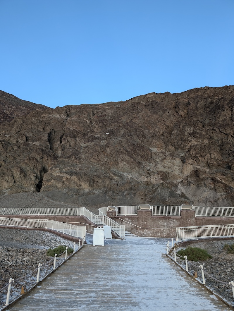 Boardwalk at Badwater Basin - Can You Visit Death Valley National Park in the Summer? We Did! - Frayed Passport