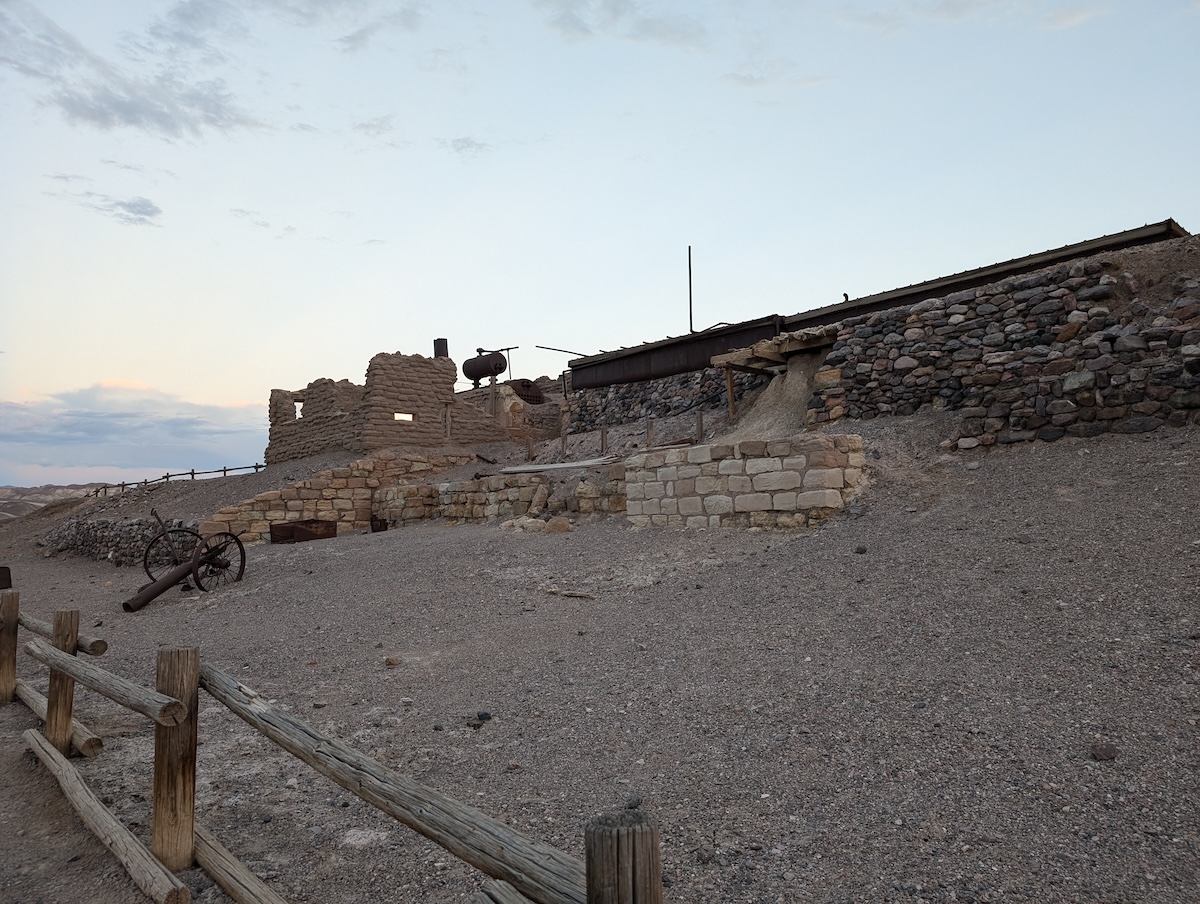 Remains of Harmony Borax Works - Can You Visit Death Valley National Park in the Summer? We Did! - Frayed Passport