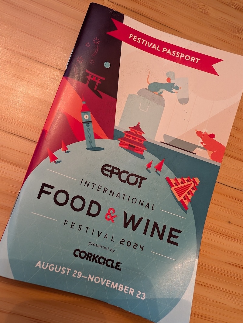 EPCOT Food & Wine Festival 2024: Pickle Milkshakes, Aloe Blacc, and Fireworks - Festival Passport 2024 - Frayed Passport