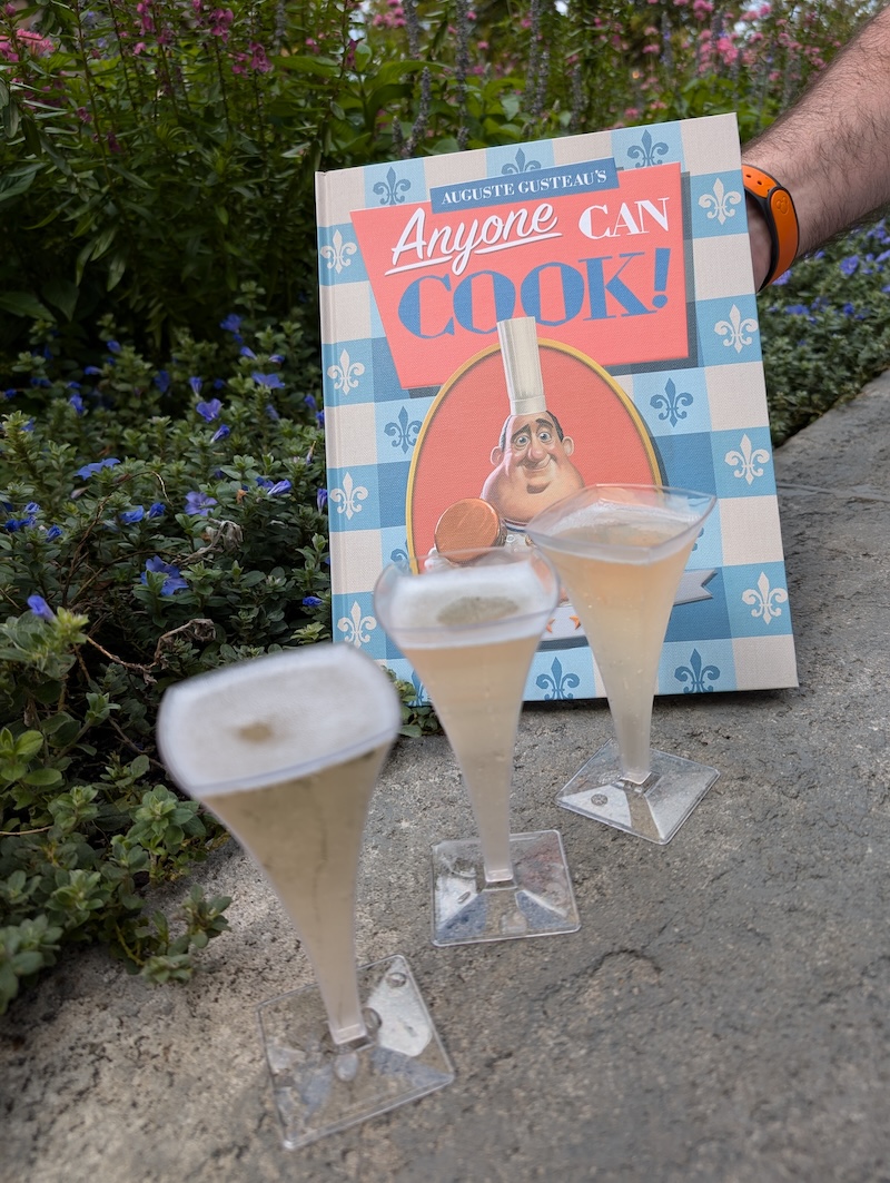 EPCOT Food & Wine Festival 2024: Pickle Milkshakes, Aloe Blacc, and Fireworks - Champagne Flight and Notebook - Frayed Passport