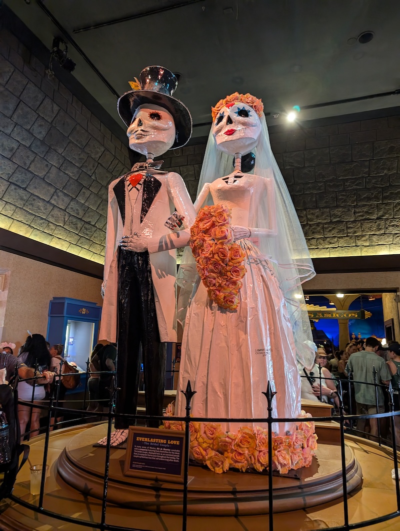 EPCOT Food & Wine Festival 2024: Pickle Milkshakes, Aloe Blacc, and Fireworks - Bridal Couple - Frayed Passport