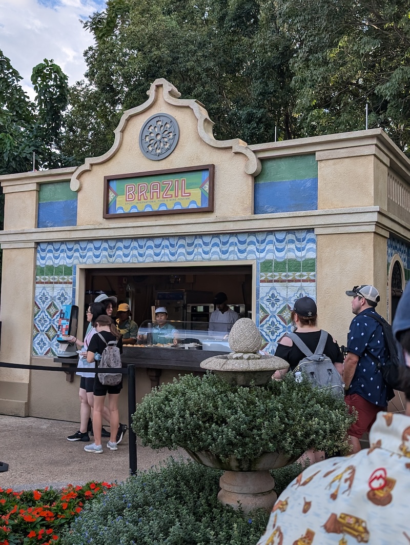 EPCOT Food & Wine Festival 2024: Pickle Milkshakes, Aloe Blacc, and Fireworks - Brazil - Frayed Passport