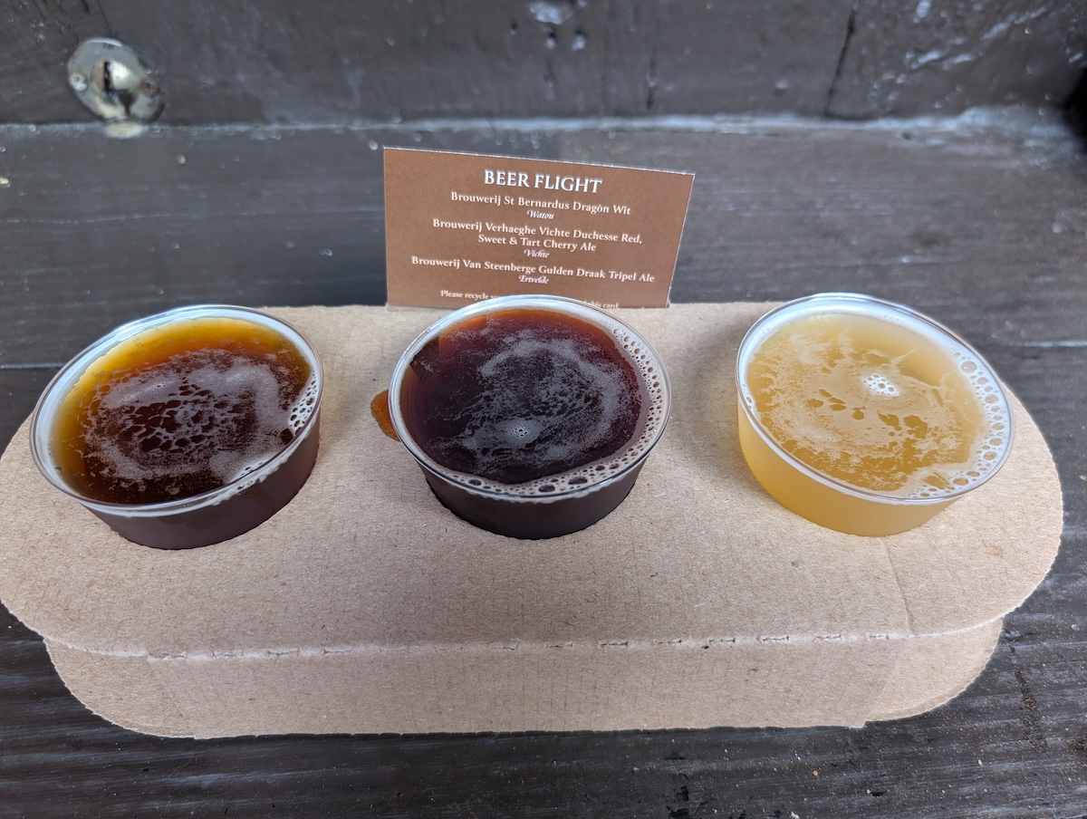 EPCOT Food & Wine Festival 2024: Pickle Milkshakes, Aloe Blacc, and Fireworks - Beer Flight - Frayed Passport