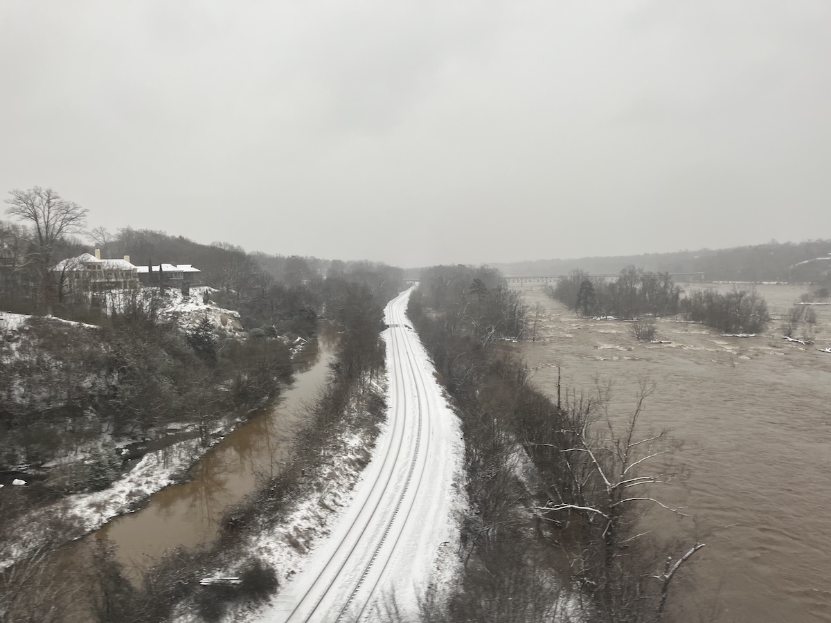 James River - Dashing Through the Snow: Sampling Amtrak's Floridian - Frayed Passport