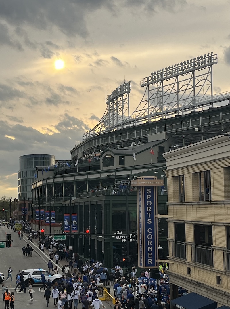 Wrigley Field - One Town That Won’t Let You Down: Trains, Art and Baseball in Chicago - Frayed Passport