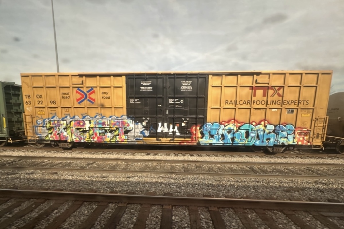 Graffiti in Car - Taking the Scenic Route: Chicago to Miami on Amtrak’s Floridian - Frayed Passport