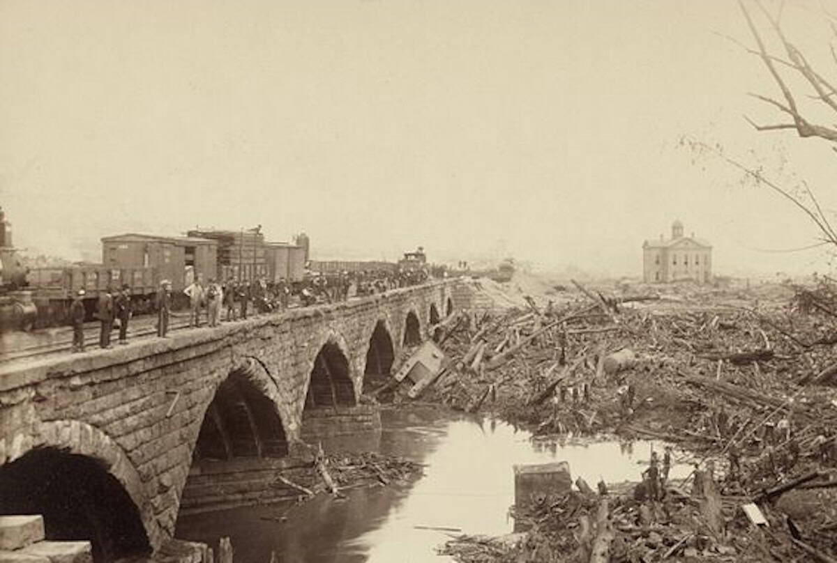 Bridge Debris - In the Path of the Flood: A Visit to Johnstown, PA - Frayed Passport