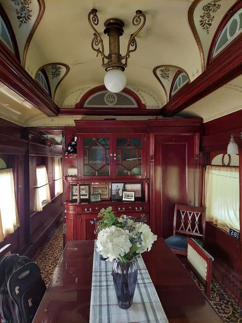 Teddy Dining Room - Feeling Presidential: Exploring the Roosevelt Railcar and Western Pennsylvania - Frayed Passport
