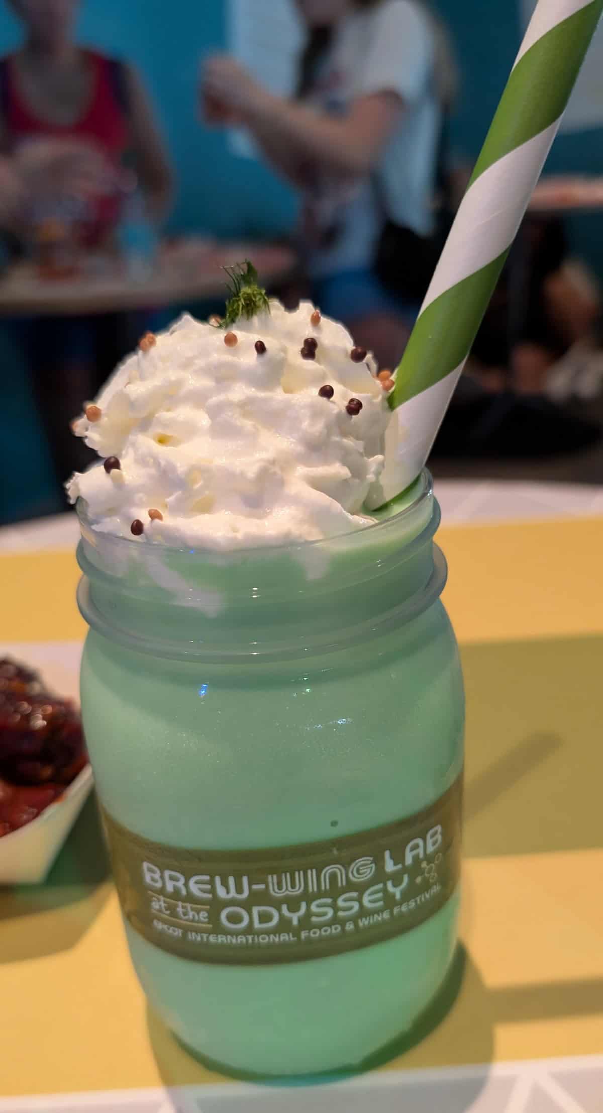 Pickle Milkshake - EPCOT Food & Wine Festival 2025: Behind the Seeds, Test Track, and Tiffany