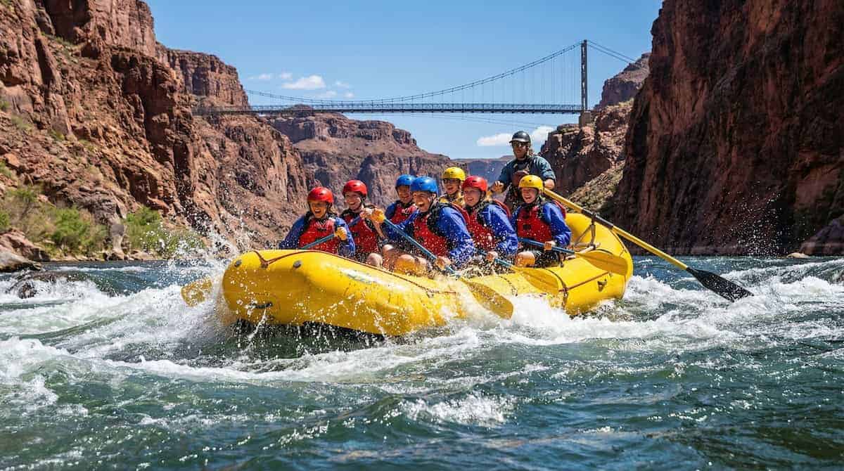 Whitewater rafting