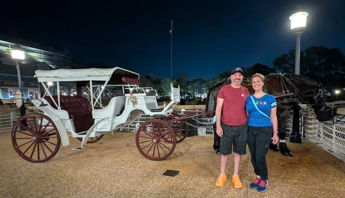 EPCOT International Flower and Garden Festival - Frayed Passport - Carriage Ride at Port Orleans Riverside