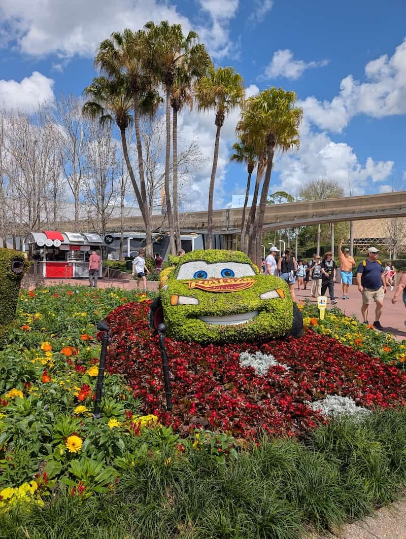 EPCOT International Flower and Garden Festival - Frayed Passport - Lightning McQueen