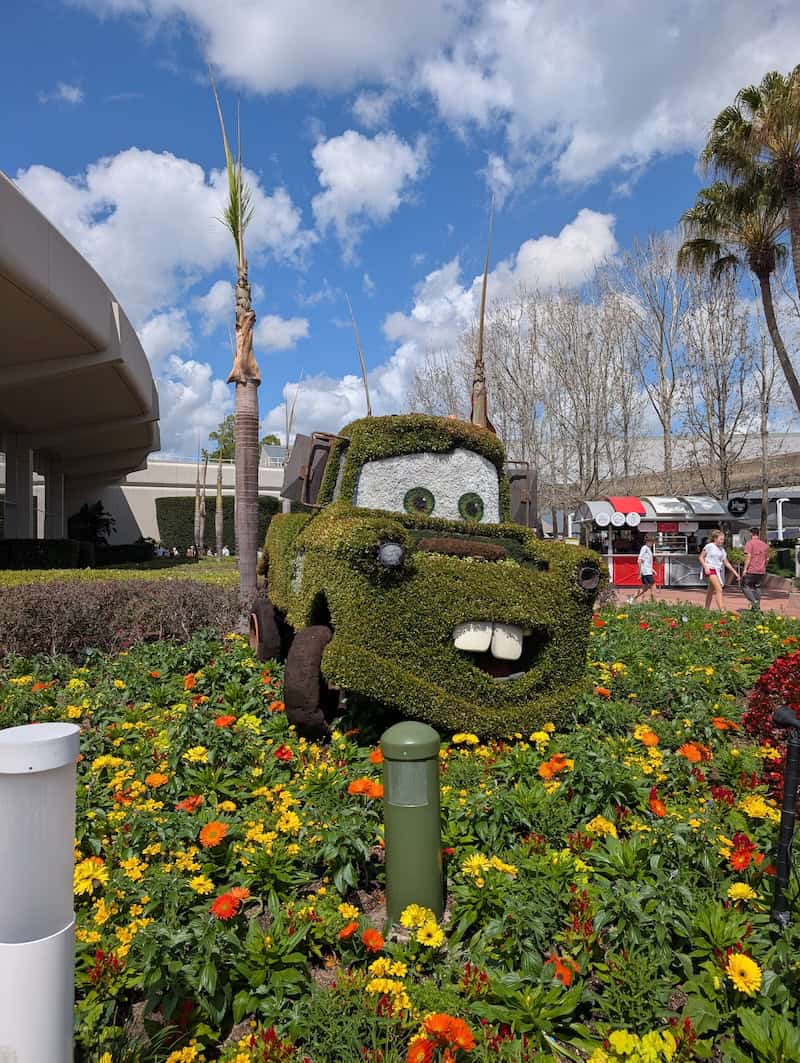 EPCOT International Flower and Garden Festival - Frayed Passport - Tow Mater from Cars