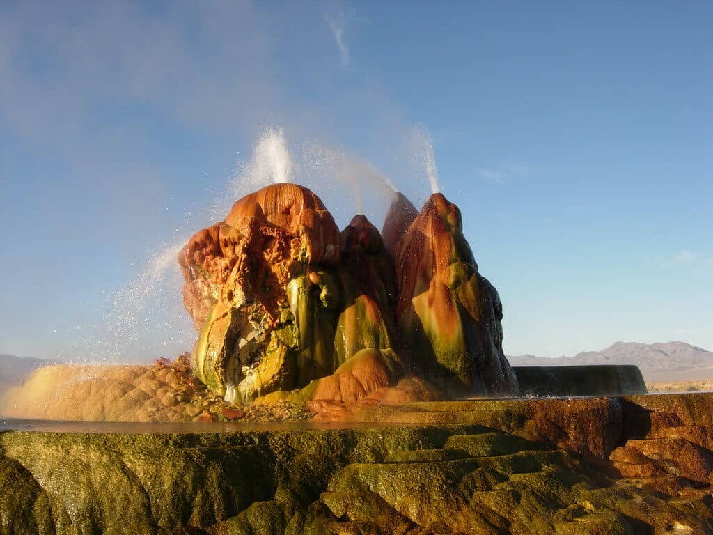 Fly Geyser in Nevada - Frayed Passport